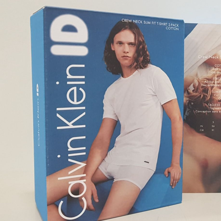 wholesale designer calvin klein 2 pack cotton crew neck t-shirt - D&D Moda
