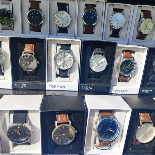 Wholesale Joblot Ex High Street Men’s Watches – 55 Pcs, Boxed