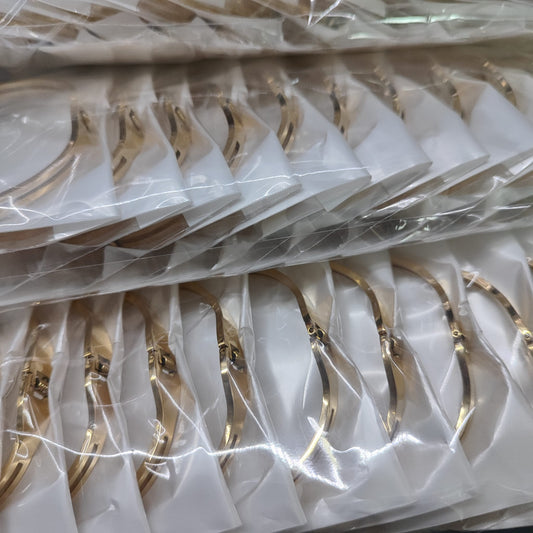 Wholesale Joblot Jewellery – Women’s Gold Clover Bangles
