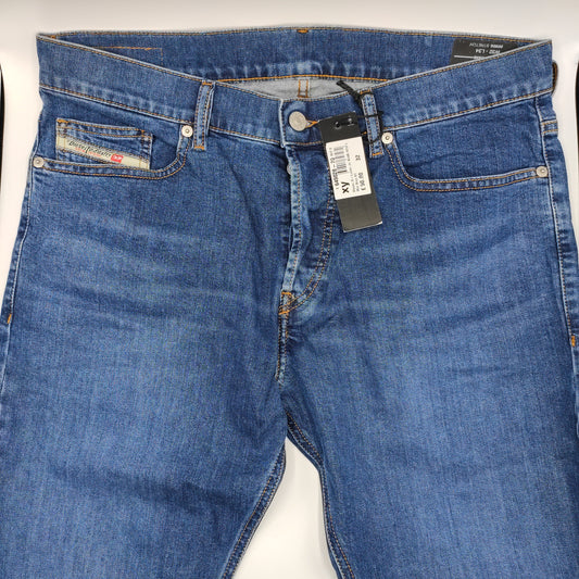 Diesel Luster Men's Mid Blue Slim Fit Jeans W32 L34 - D&D Moda