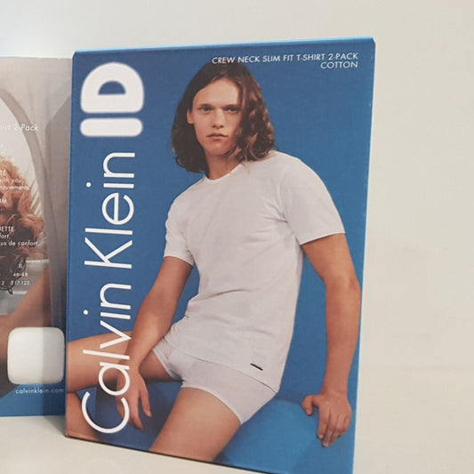 wholesale designer calvin klein 2 pack cotton crew neck t-shirt - D&D Moda