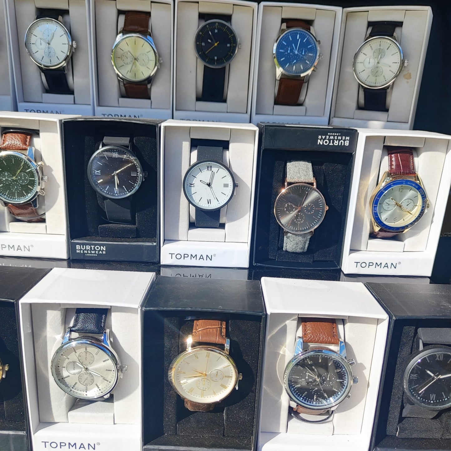 Wholesale Joblot Ex High Street Men’s Watches – 55 Pcs, Boxed