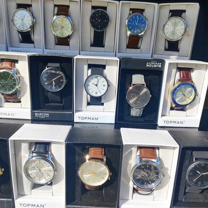 Wholesale Joblot Ex High Street Men’s Watches – 55 Pcs, Boxed