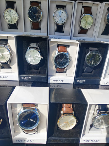 Wholesale Joblot Ex High Street Men’s Watches – 55 Pcs, Boxed