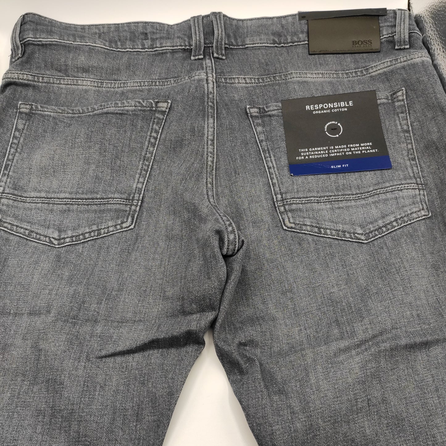 Hugo Boss Delaware Slim Fit Grey Wash Jeans W36 L32 - D&D Moda