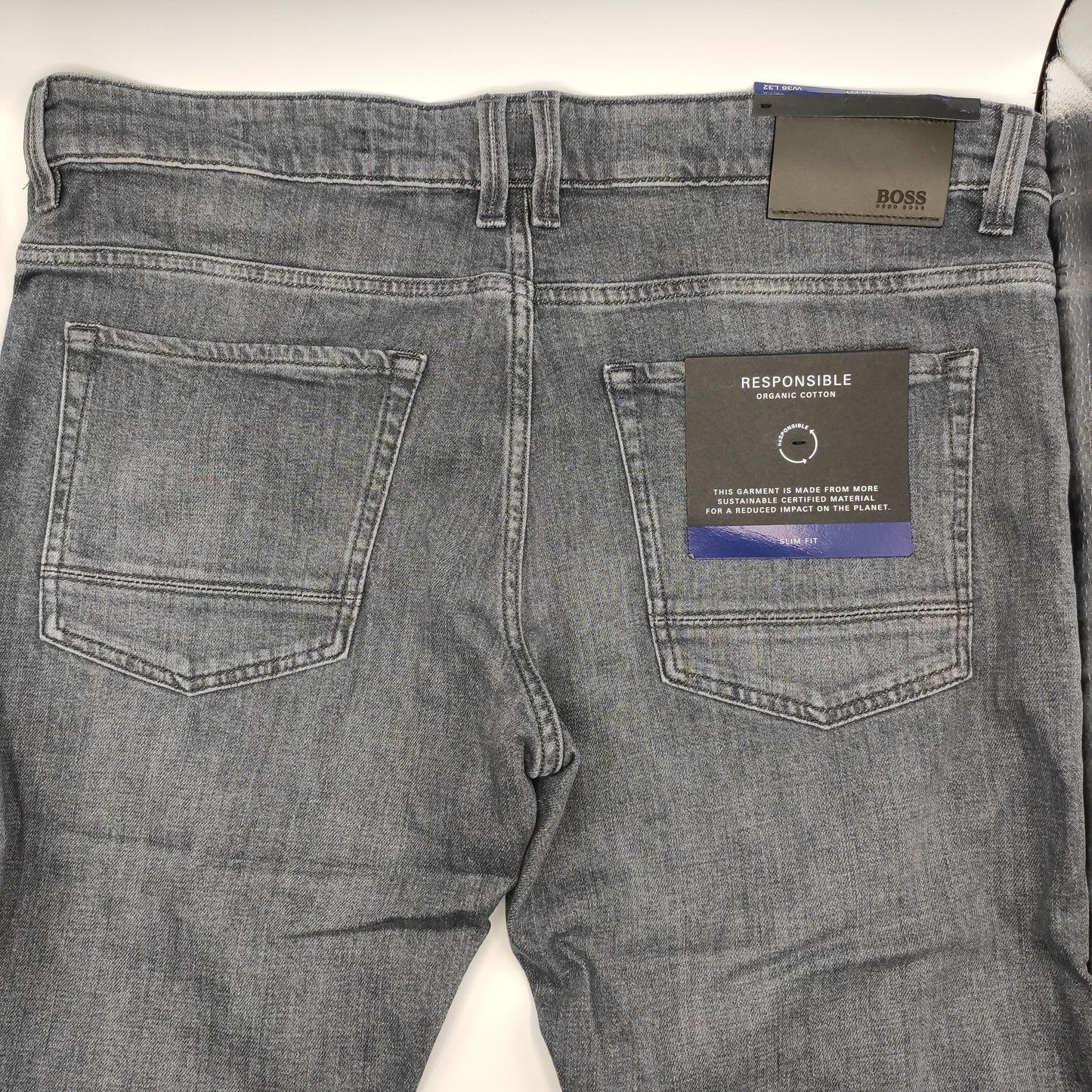 Hugo Boss Delaware Slim Fit Grey Wash Jeans W36 L32 - D&D Moda