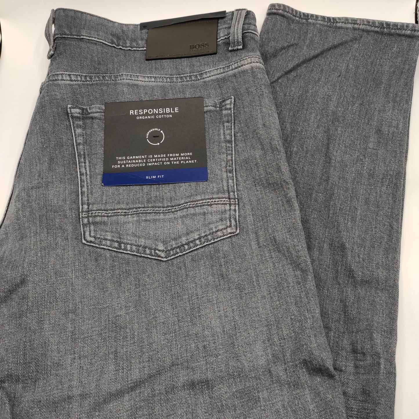 Hugo Boss Delaware Slim Fit Grey Wash Jeans W36 L32 - D&D Moda