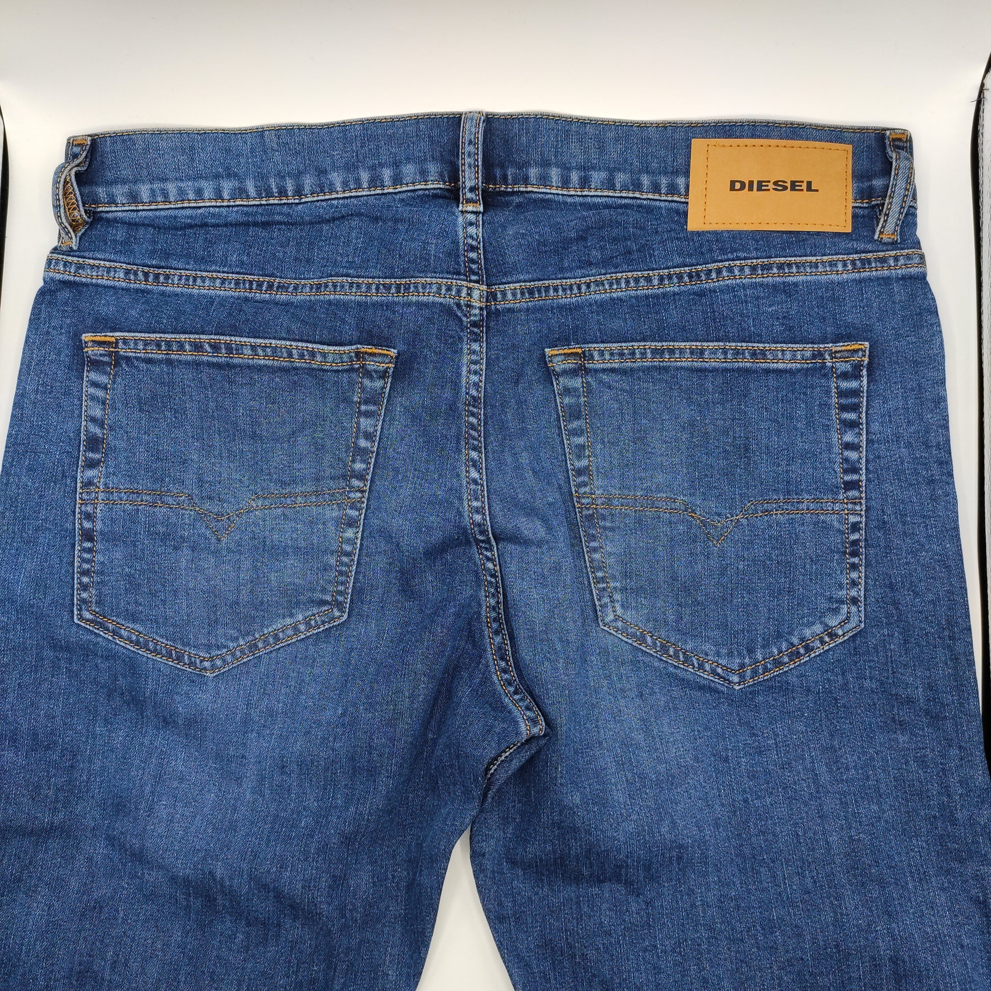 Diesel Luster Men's Mid Blue Slim Fit Jeans W32 L34 - D&D Moda