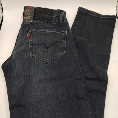 Levi's Men's 511 Slim Fit Jeans Dark Distressed Blue W28 L32 - D&D Moda