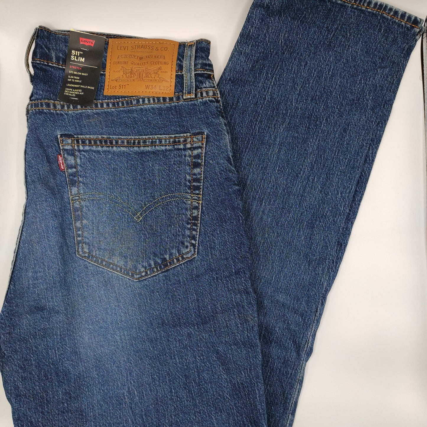 Levi's 511 Slim Men's Jeans Everett Blue W34 L32 - D&D Moda