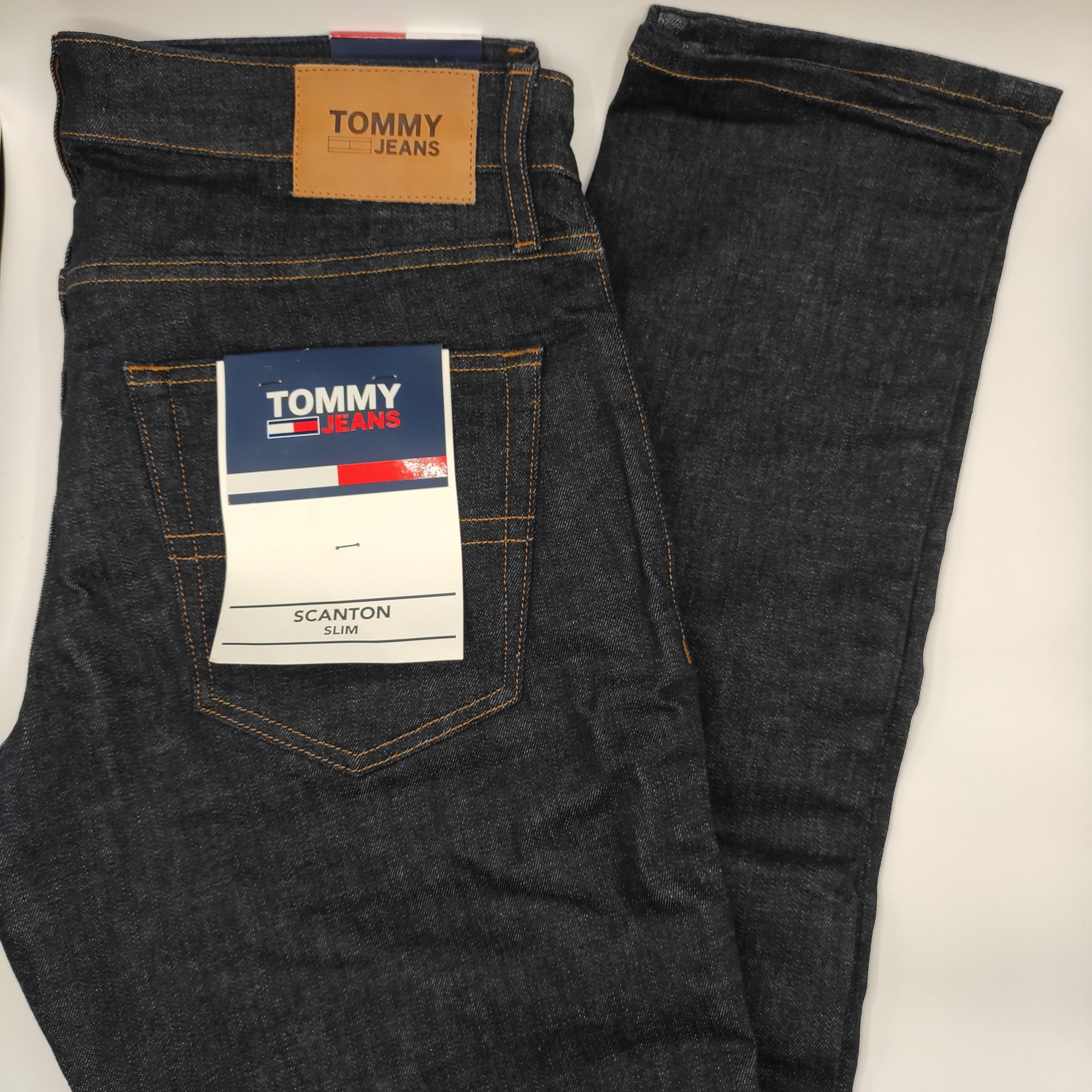 Tommy hilfiger scanton slim clearance fit jeans dark comfort