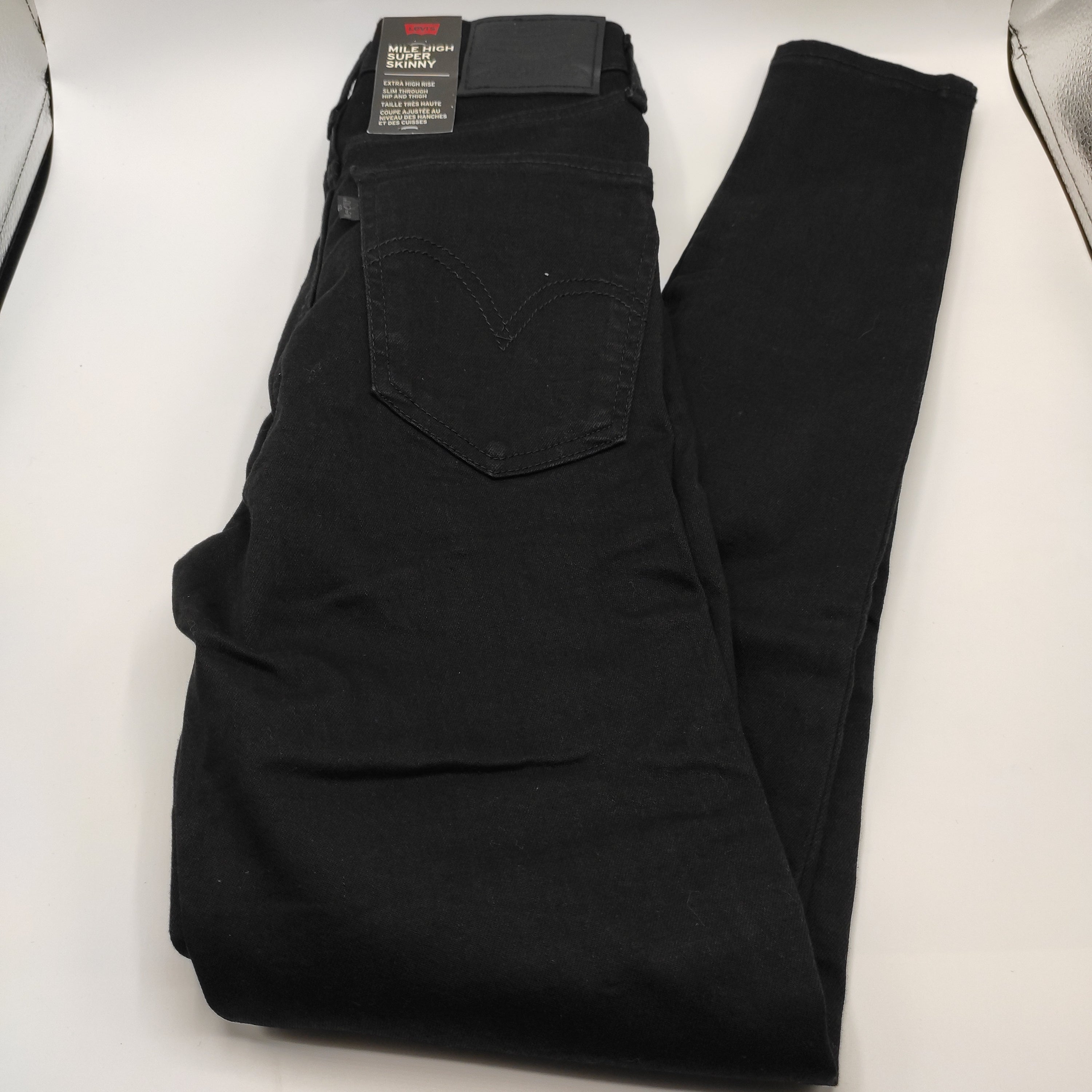 Levi's mile sale high jeans black