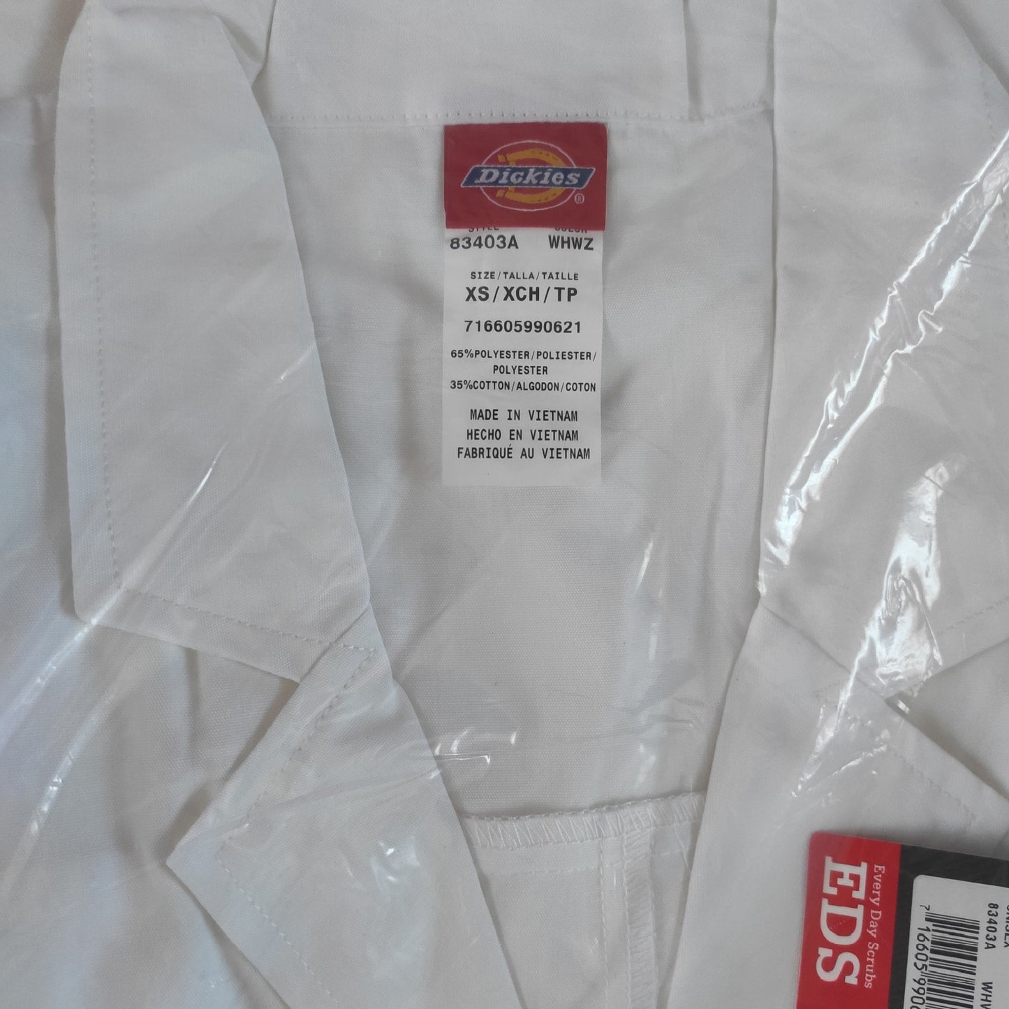 Wholesale Dickies Unisex Medical Uniforms professional whites lab coat - D&D Moda